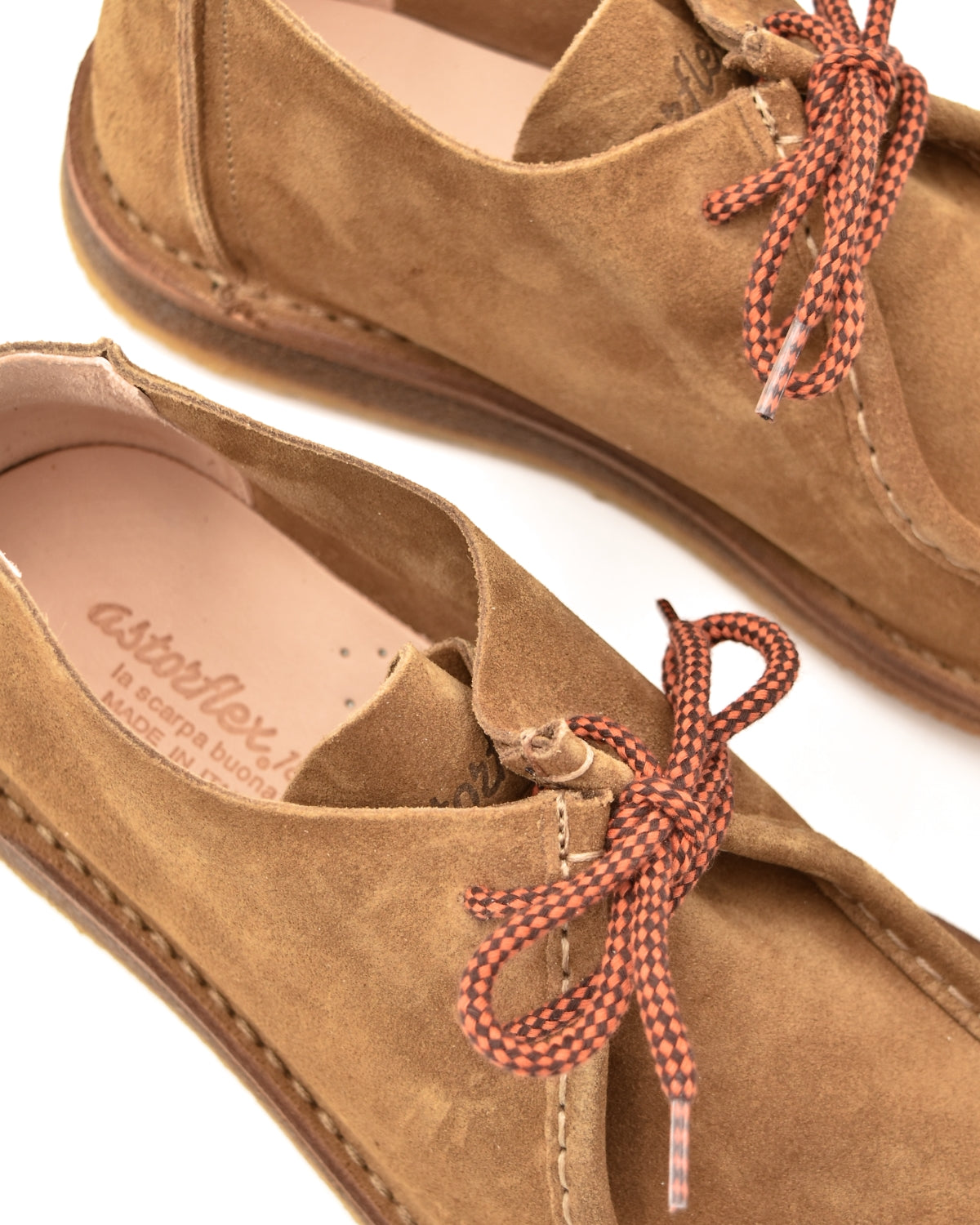 Astorflex Beenflex Wallabee in Whiskey Suede