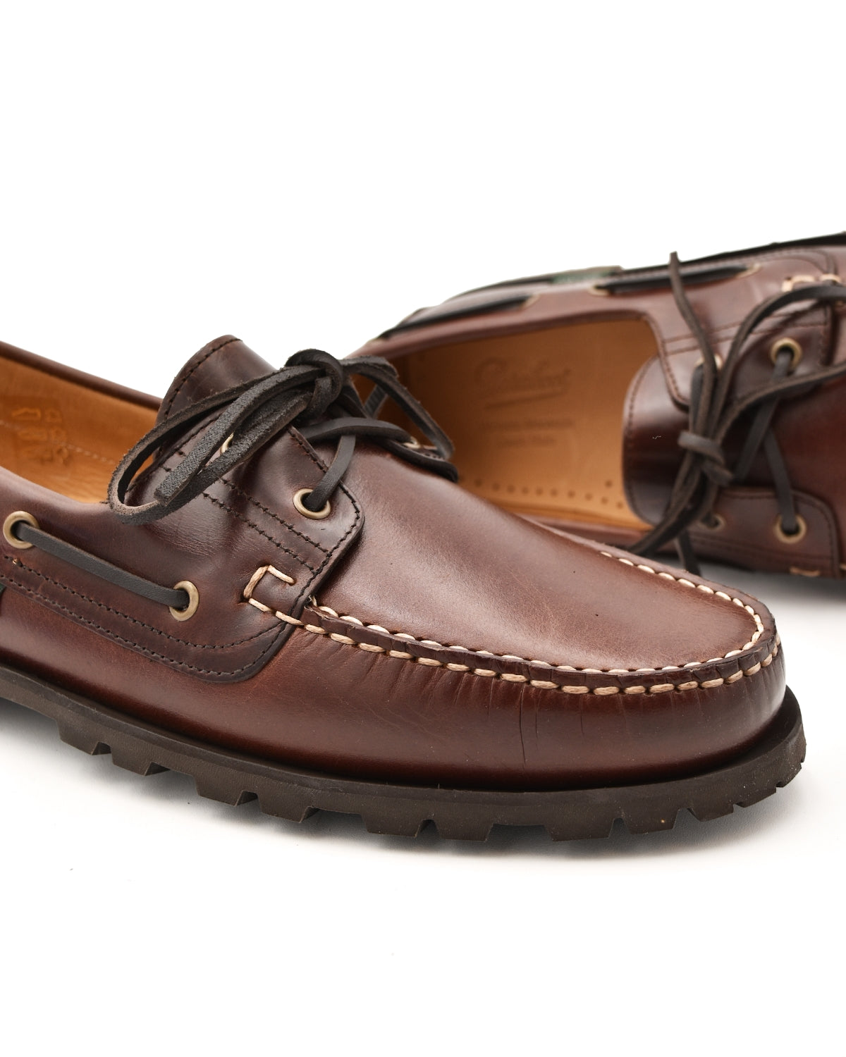 Paraboot Malo Lugged Boat Shoe in Ecorce